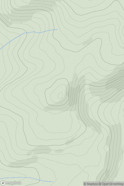 Thumbnail image for Foel [South-West Wales] showing contour plot for surrounding peak